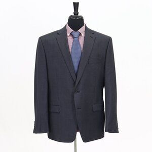 Ralph Lauren 44R Gray Solid 2-Button Sport Coat Blazer Jacket G787